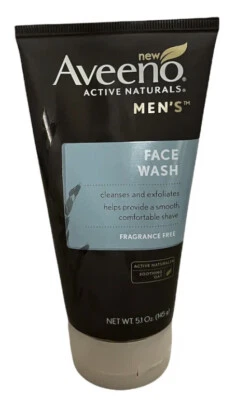 (1) Aveeno Active Naturals Men’s Face Wash 5.10 oz Fragrance Free - Изображение 1 из 2