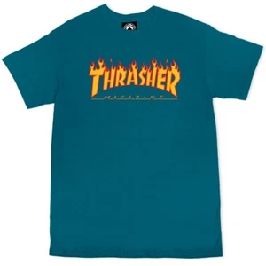 Thrasher Flame Galapagos T-Shirt - Picture 1 of 12