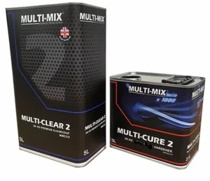 Multi-Mix MULTI-CLARO 2K Clearcoat 7.5L Kit ALTO Sólido EXTRA RÁPIDO endurecedor - Imagen 1 de 2