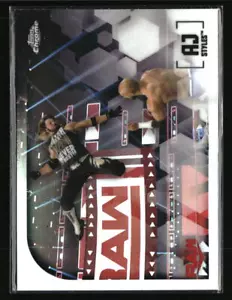 AJ Styles 2020 Topps WWE Chrome #IV-1 Wrestling Card - Picture 1 of 2
