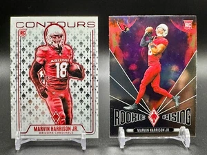 2024 Panini Phoenix Marvin Harrison Jr #CON-MHJ Contours + Rookie Rising #RR-MHJ - Picture 1 of 2