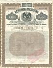 "Mexicana Brown" Republica Mexicana, Deuda Consolidada Exterior Del 5% de 1899