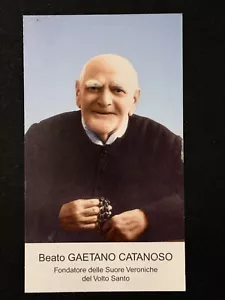 holy card relic santino reliquie reliquia "BEATO GAETANO CATANOSO" - Picture 1 of 2