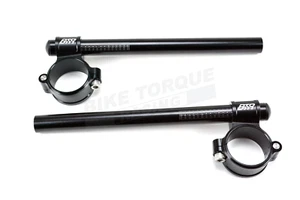 50mm BTR Hinged Clip-Ons & Domino Grips To Fit Yamaha YZF1000 R1 15-16 - Picture 1 of 16