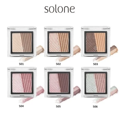 [SOLONE] Miracle Blend Duo Color Eyeshadow 0.85g NEW - Image 1 of 4
