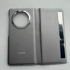 Original HONOR Magic V3 Smart View Flip Case Luxury PU Leather Skin coques - Foto 1 di 15