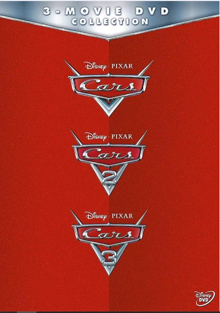 Disney Pixar Cars Collection 3-Movie DVD  (Cars 1, Cars 2, Cars 3) W/SLIPCOVER - Image 1 of 1