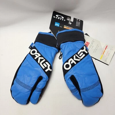Luvas gatilho de inverno Oakley Factory 2 tamanho adulto XS #94264-670 azul elétrico - Imagem 1 de 4