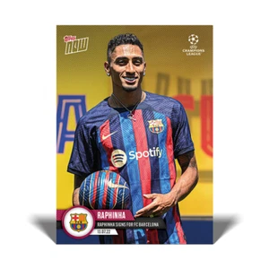 Topps Now UCL 22/23 - Card PS10 - Raphinha - FC Barcelona - Bild 1 von 2