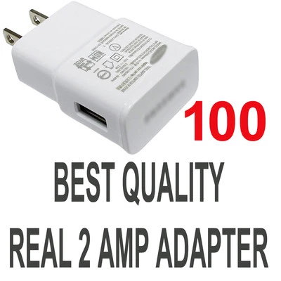 Wholesale 100 xAC Wall Power Charger Adapter for Samsung Galaxy S5 S4 S6 Note5 - Image 1 of 3