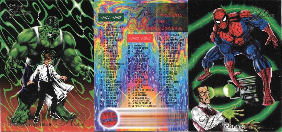 Flair Presents Marvel Universe 集换卡单张 Fleer 1994 全新您挑选卡 — 第 1/1 张图片