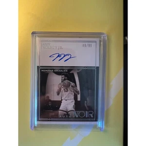 Jaren Jackson Jr 2020 Noir Black & White Auto #46/99 - Bild 1 von 2