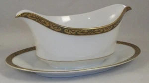 Sango Carlisle Gravy Boat with Attached Underplate - Picture 1 of 1