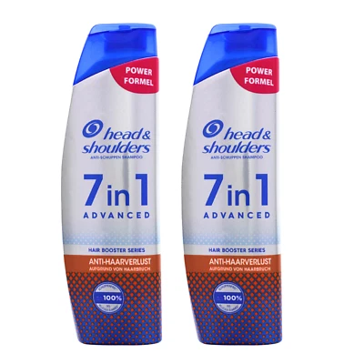 2 x Head & Shoulders 7in1 Anti Schuppen Shampoo Schützt vor Haarausfall je 250ml