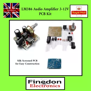 LM386 Super MINI Power Audio Verstärker Platine 3V-12V für Pi Arduino PCB Kit UK - Bild 1 von 1