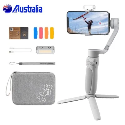 Zhiyun Smooth Q4 Combo Handheld 3-Axis Smartphone Gimbal Fill Light Vlog TikTok - Image 1 of 4