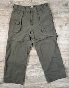 CABELAS Outdoor grau Safari Wandern Cargo wandelbare Hose Shorts Herren 36 Reg - Bild 1 von 8
