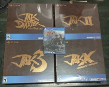 Jak and Daxter 1-3 and Jak X Combat Racing Limited Run PS4 Collector's Edition 