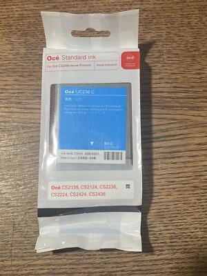 Genuine OCE Ink - IJC236 C  Cyan Blue CS2136 CS2124 CS2236 CS2224 CS2424 CS2436 - Image 1 of 4
