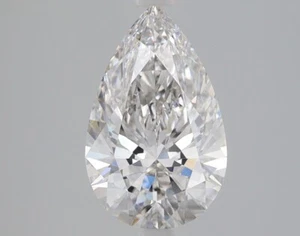 2.10 Ct PEAR Cut H Color VS1 Clarity LAB GROWN CVD Diamond WITH FREE SHIPING - Picture 1 of 12