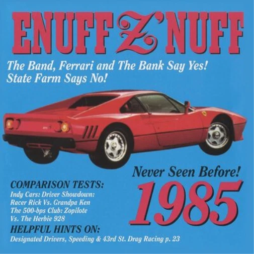 Enuff Z'Nuff 1985 (Vinyl) 12" Album Coloured Vinyl (US IMPORT) - Image 1 of 1