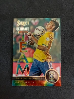 2015-16 Panini Select - Ultimate Team Thiago Silva #7 Tie-Dye Prizm /30 - Image 1 of 2