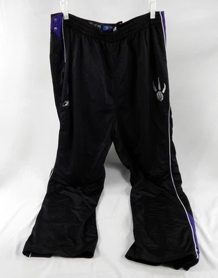 2004-05 Toronto Raptors Loren Woods #3 Game Used Basketball Warm Up Pants 100169 - Image 1 of 4