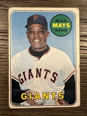 1969 Topps - Willie Mays #190 en muy buen estado #PNCARDS Foto 1 de 3