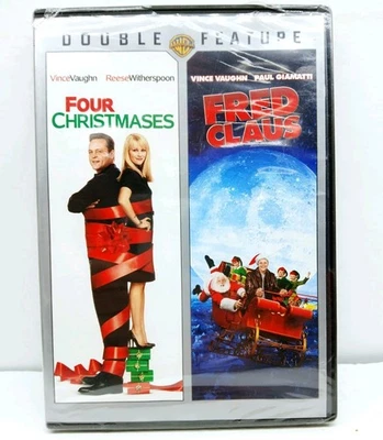 Four Christmases & Fred Claus (DVD) Christmas Holiday Double Feature (New... - Image 1 of 2
