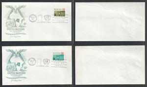 1962 Naciones Unidas Congo Operación Par Artmaster FDC Nueva York Primer Día Cubiertas - Imagen 1 de 5