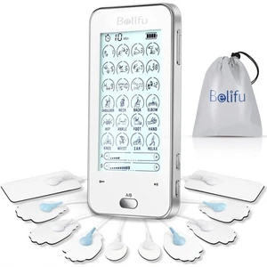 Tens Unit Muscle Stimulator Independent 24 Modes, Pulse Massager Touchscreen ... - Picture 1 of 8