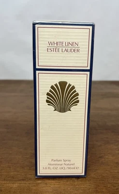 雅诗兰黛白色亚麻 3 盎司/90 毫升香精喷雾 全新带盒/密封 已停产 — 第 1/4 张图片