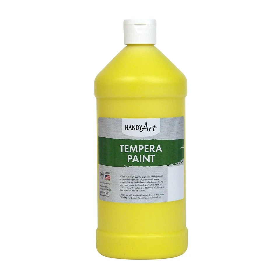 Handy Art Tempera Quart Yellow - Image 1 of 1