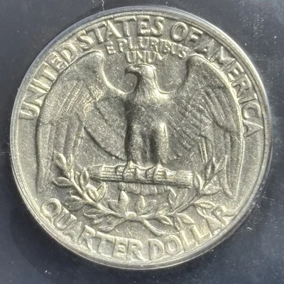 1972 D Clashed Dies AU 53 Quarter With The Clashes Occurring On The Reverse. - Image 1 of 4
