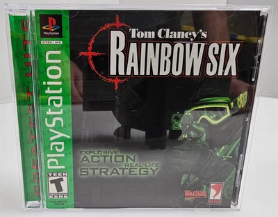 Sony Playstation 1 PS1 Tom Clancys Rainbow Six CIB Juego Limpio y Probado Foto 1 de 4