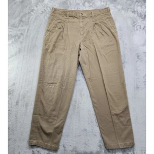 Vintage lata 80. Spodnie Cherokee Damskie 18 jasnobrązowe Plisowane zwężane Bareback Preppy - Zdjęcie 1 z 11