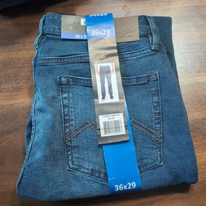 Jean elástico ajustado Urban Star para hombre 36x29 color azul - Imagen 1 de 4