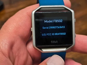 Fitbit Blaze Smart Fitness Tracker Watch - Blue - Picture 1 of 5