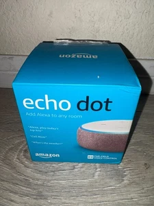 Amazon Echo Dot Brandneu Pflaume Farbe 3. Generation D9N29T - Bild 1 von 5
