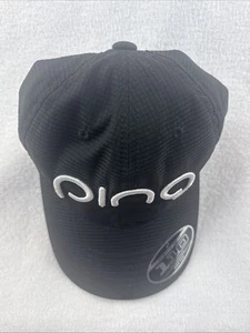 Cappello da golf Ping nuovo con etichette nero non strutturato Flexfit Tech One Ten Aero Cap regolabile - Foto 1 di 8