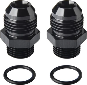 10AN Flare auf 8AN ORB Stecker O-Ring Kraftstoffverteiler Adapter 8AN ORB auf 10AN gerade - Bild 1 von 2
