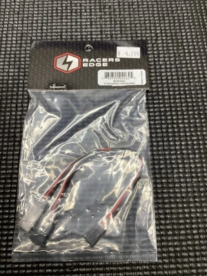 Racers Edge 1647 6" Universal Servo Y-Harness 22awg - New In Bag / Sealed - Image 1 of 4