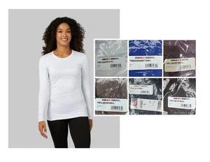 NWT 6-Pack 32 Degrees Heat Shirt Women’s Large Long Sleeve Scoop Neck Base Layer - Picture 1 of 9