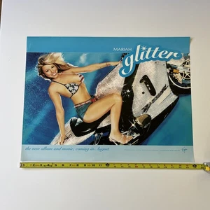 MARIAH CAREY GLITTER PROMO POSTER 24” Vintage Y2K - Picture 1 of 11