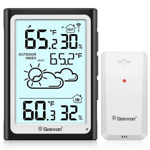 Large Display Digital Thermometer Hygrometer, Accurate Indoor Outdoor Tempera... - Picture 1 of 8