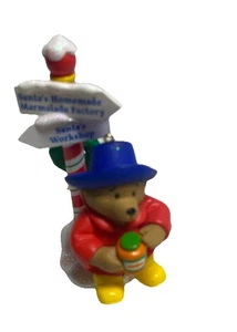 Carlton 2000 Paddington's Christmas Journey Bear Ornament K3 - Picture 1 of 3