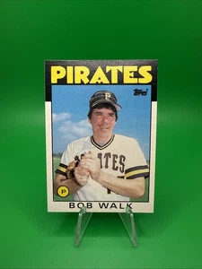 1986 Topps Traded - Bob Walk #120T. F12 - Picture 1 of 2