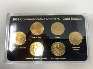 2009 Commemorative Quarters - Gold Edition, Plated, Not Solid - Picture 1 of 3