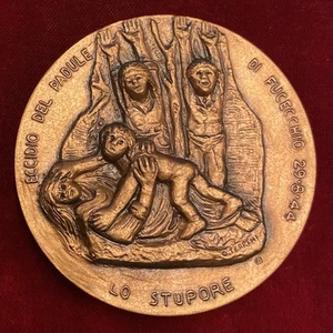 3922 - Medaglia commemorativa "Eccidio del Padule di Fucecchio - A.N.C.R" - Picture 1 of 5