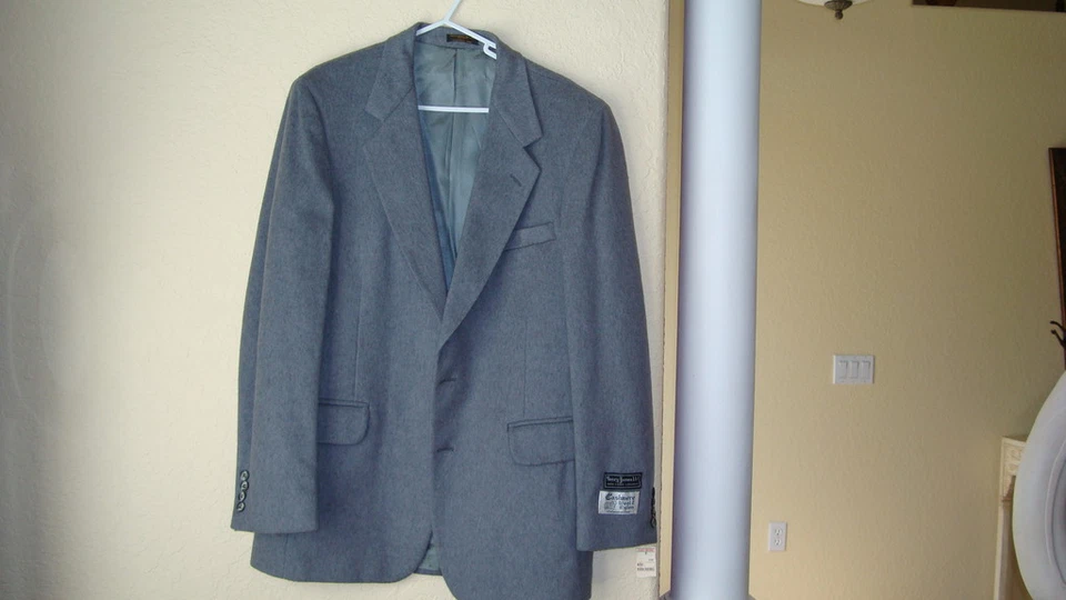 Chaqueta deportiva Henry James LTD gris para hombre nueva con etiquetas-40L Foto 1 de 1